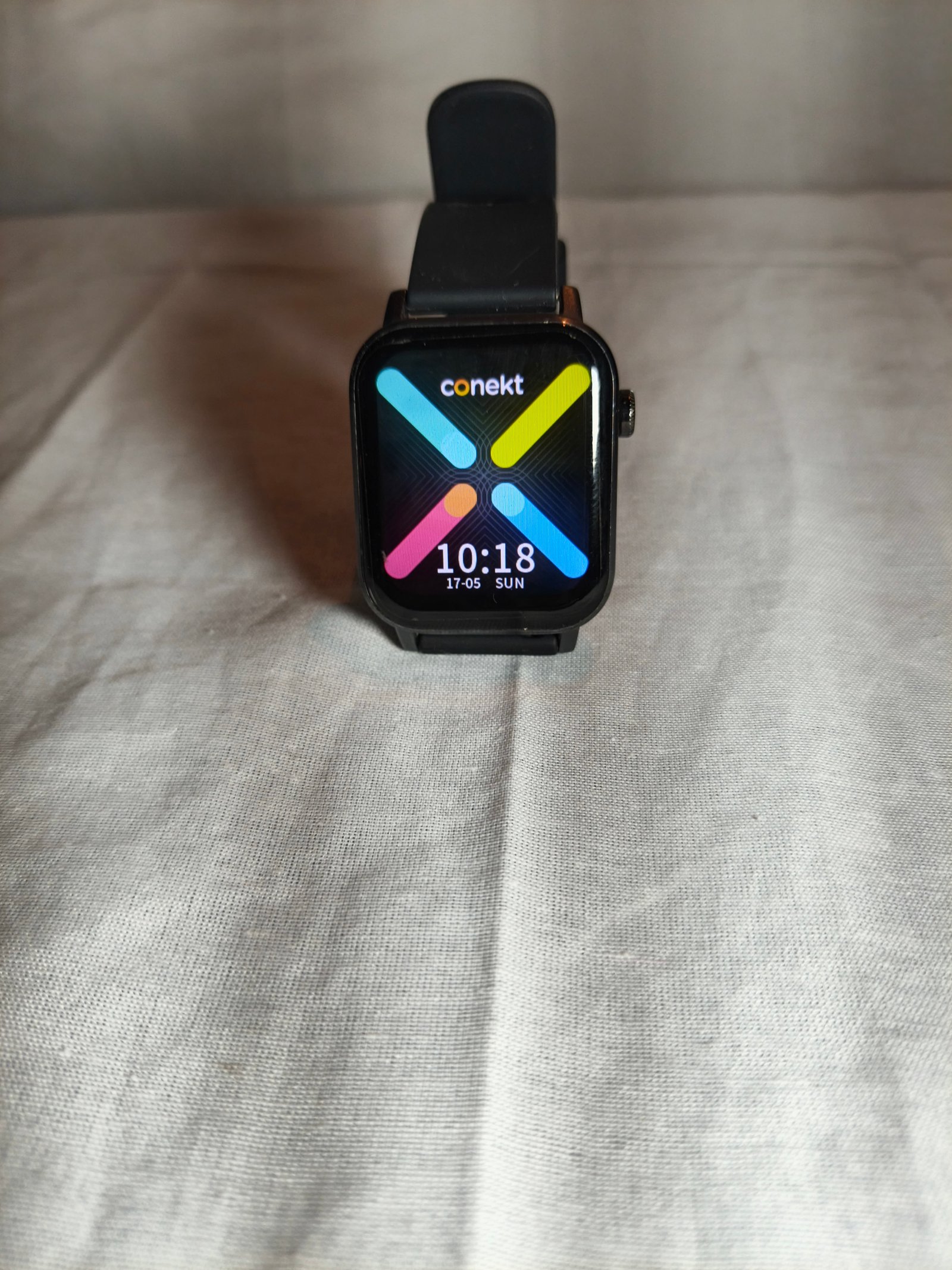 S2H Verified Conekt SW2 Smartwatch – Refurbished Premium Smart Watch with Vibrant Full-Touch HD Display & Fitness Tracking (Classic Black)