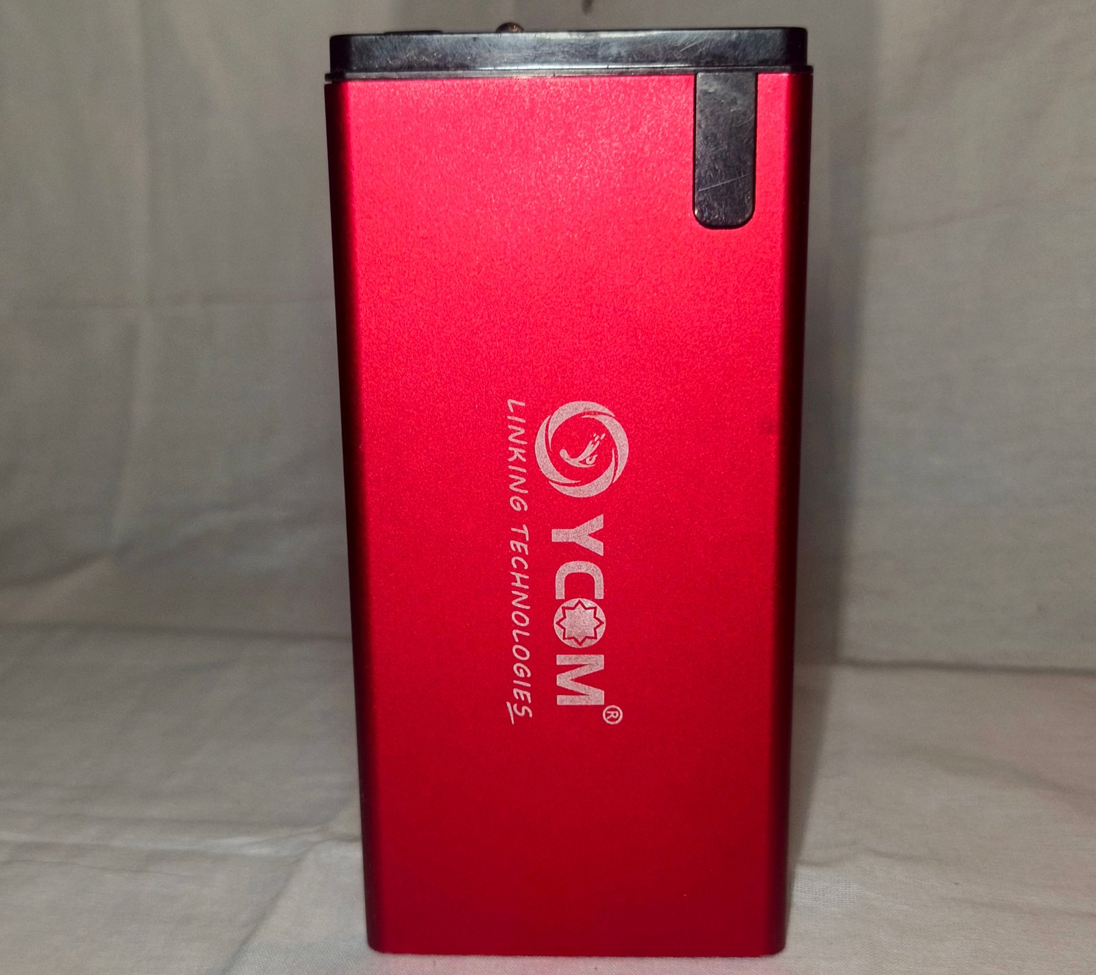 YCOM Portable Power Bank by S2H – Slim Aluminium Metallic Body External Battery Pack with Fast Charging (Ruby Red) (Refurbished)