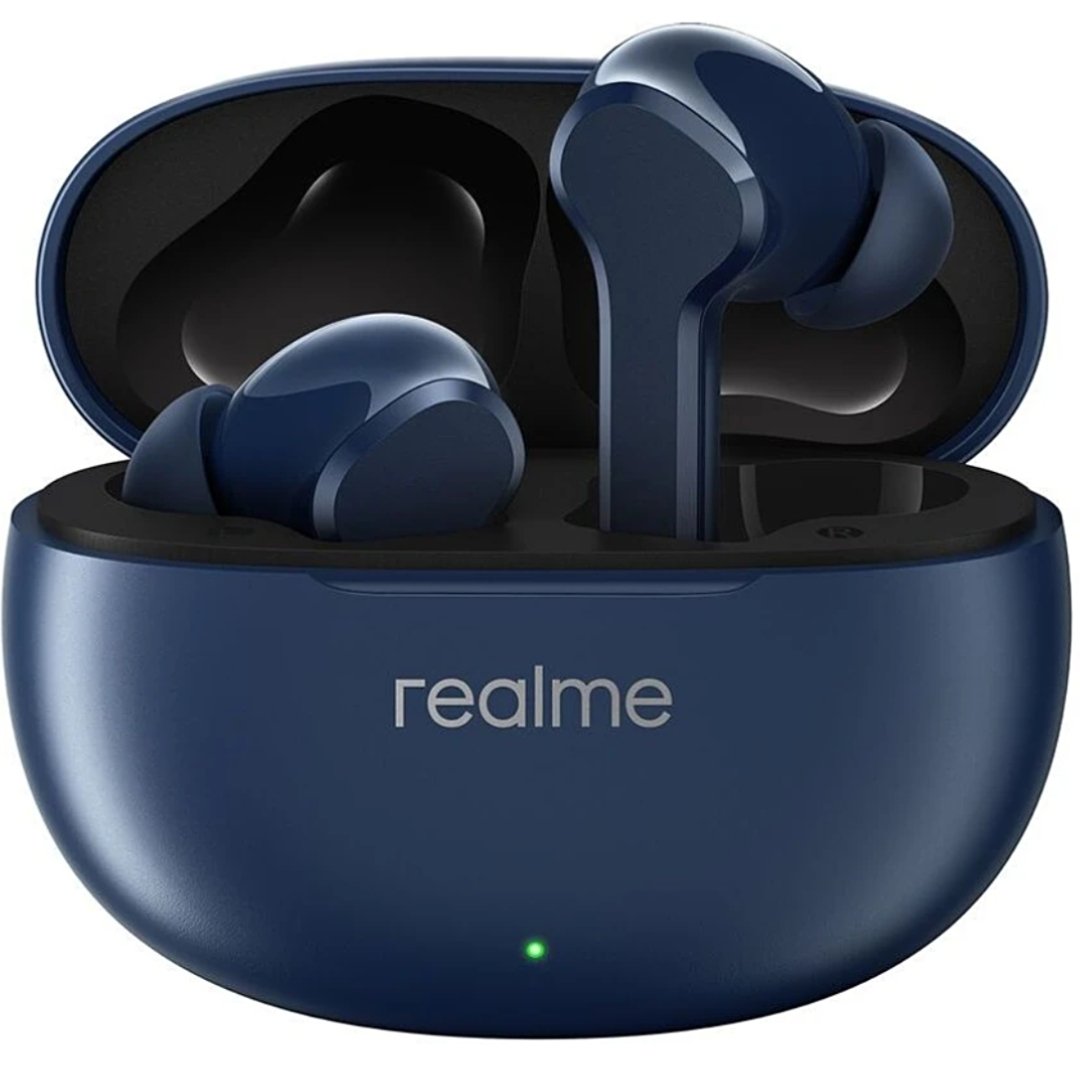 Realme Buds T110 True Wireless Earbuds – Premium Sound, Long Battery Life & Sleek Blue Design